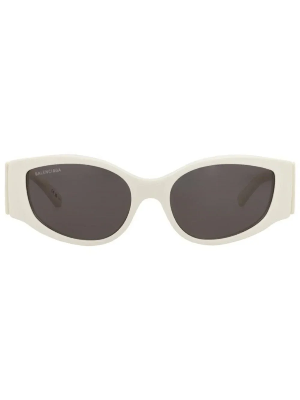 New Balenciaga Womens Cat Eye White White Grey Fashion Designer Sunglasses